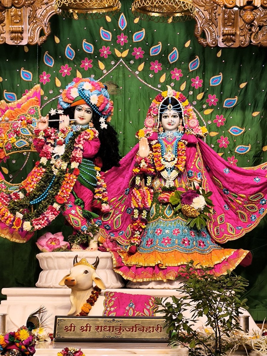 iskconcamppune's tweet image. Today's Darshan📿 🗓 8-4-2026 🙏#indianculture #iskconindia #harekrishna #shringardarshan #darshanphotos