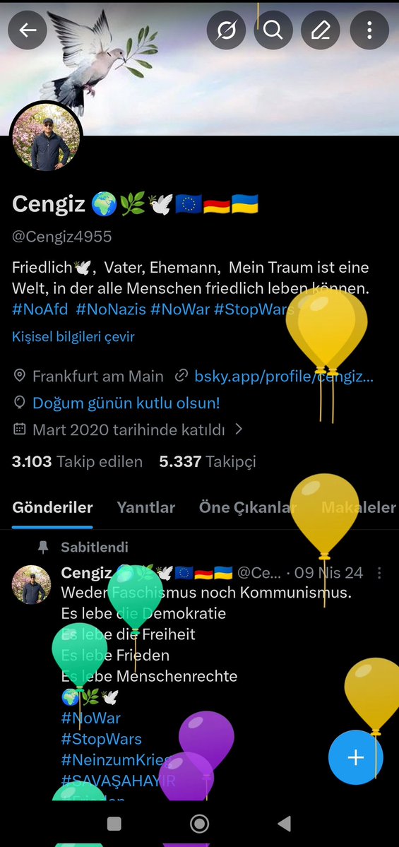 Cengiz 🌍🌿🕊️🇪🇺🇩🇪🇺🇦 tweet media