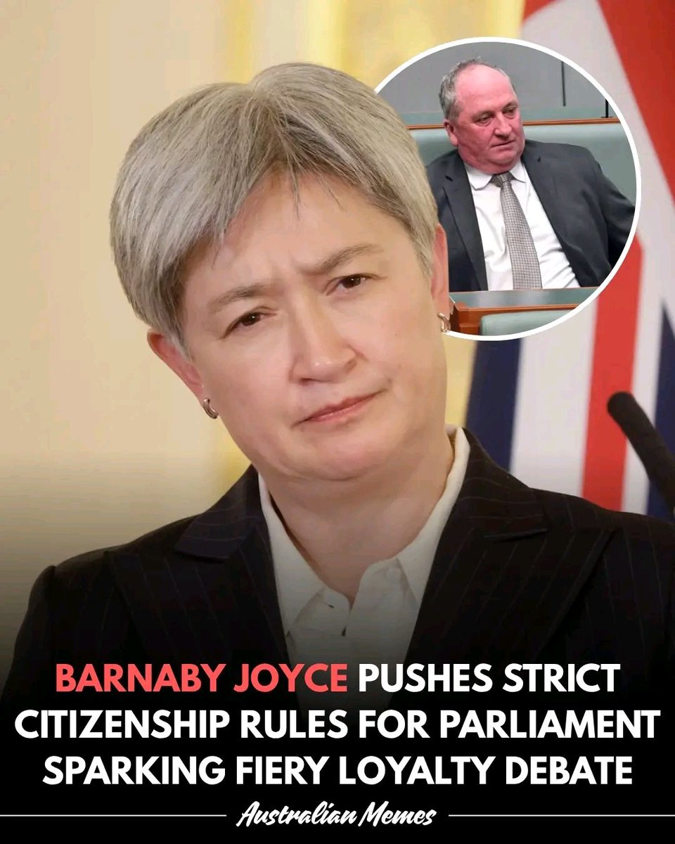 Barnaby Joyce has reignited debate over who should be eligible to serve in Parliament, calling for tighter citizenship requirements.

Critics, including Penny Wong, argue such proposals risk excluding Australians and undermining a multicultural society. 🇦🇺😬