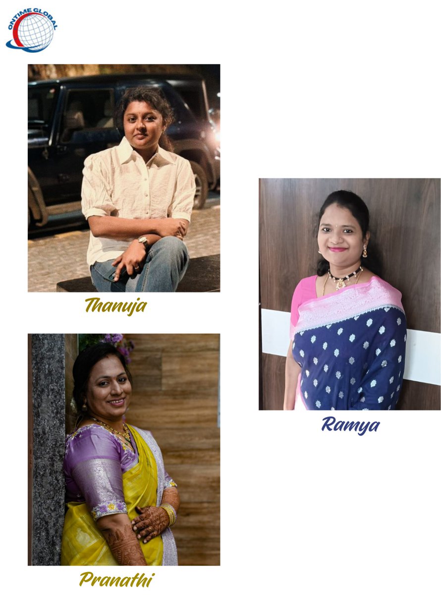 OntimeNetwork's tweet photo. Results are the baseline. 📈
Celebrating Thanuja, Pranathi, and Ramya for a high-impact week at Ontime Global. 

Proud of the dedication this team brings to the table every day.

#OntimeGlobal #Performance #TeamWork https://t.co/kAXeaIA73H