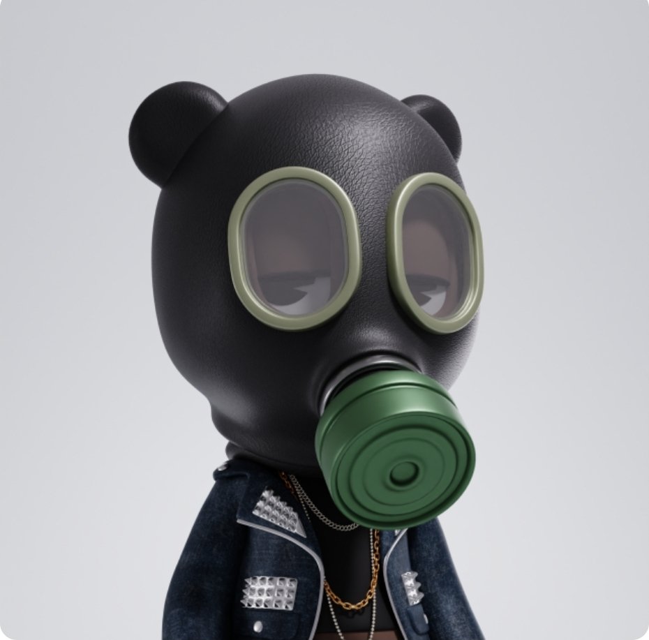Kryptonite_483's tweet image. Out of 10,000 Beasts only 16 rock a Gas Mask. 

Maybe nothing but picked up one today just in case.

No more listed. 
IKYK time is running.