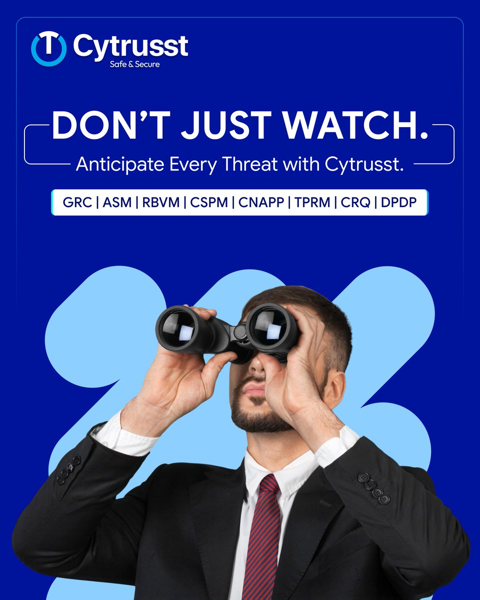 Security teams have more visibility than ever. But visibility alone isn’t enough.

The real edge is identifying risks early and acting before they escalate.

<a href="/cytrusst/">Cytrusst</a> , an AI-driven unified cybersecurity platform, helps you anticipate threats with clarity and control.