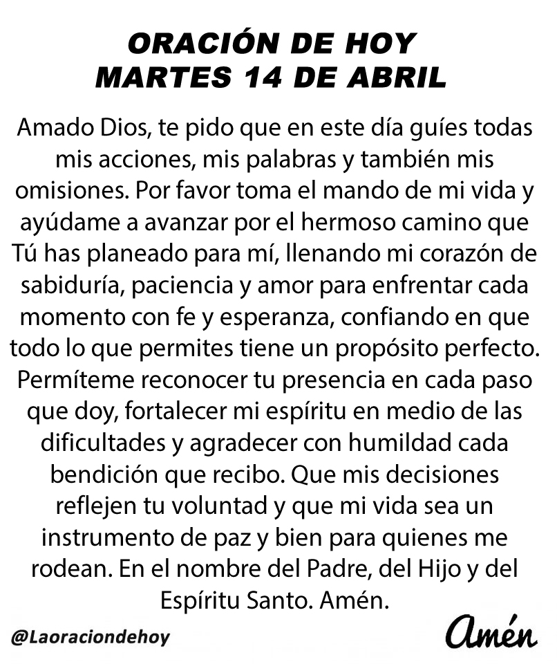 Oración De Hoy tweet media