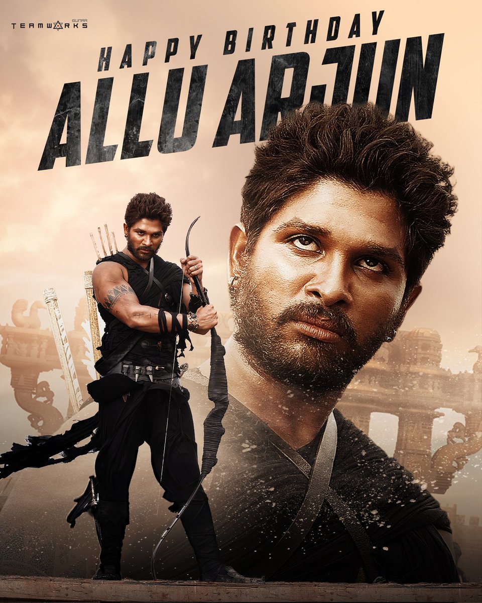 GunaaTeamworks's tweet photo. Wishing the electrifying performer, our very own Gona Ganna Reddy, Icon StAAr @alluarjun garu a very happy birthday! 

May this year bring you more milestones and endless love.

#HappyBirthdayAlluArjun https://t.co/dKhAt2zgSA