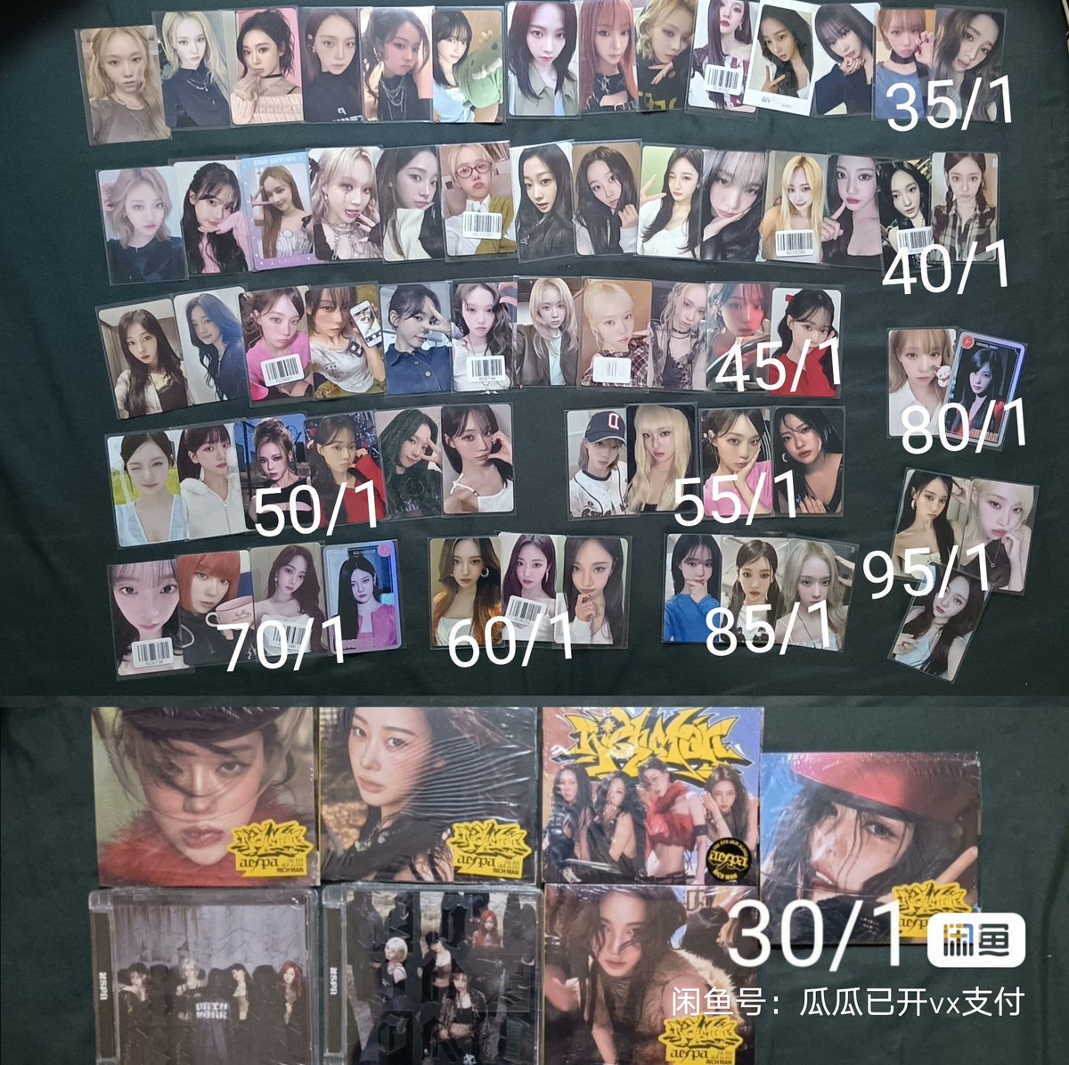 yourbebuuuuu's tweet photo. wts lfb aespa pc | #AJSCsBudols

⋆. 𐙚 aespa photocard 𝜗𝜚˚⋆
˚⋅  Price x 9.5 + 50 ( + isf ) .ᐟ

☆ feta fr CN 
☆ dop: 50% nrdp payo
☆ rembal: cn add
☆ 6+ to push
☆ ❌cancel, sensi & Impatient

mine + pic

tags aespa karina giselle winter ningning whiplash rich man armageddon