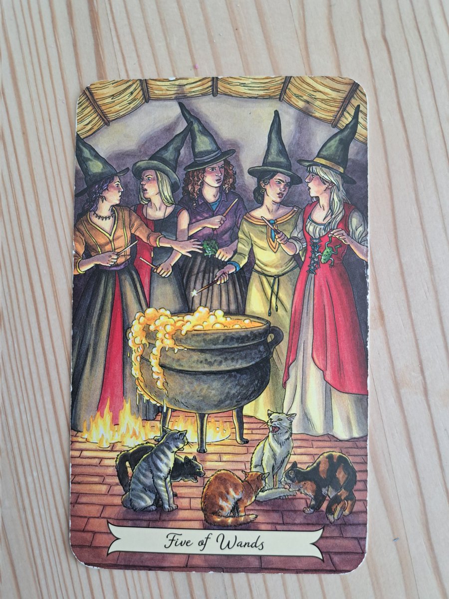Laurajk32's tweet image. Today's card is 5 of Wands

Some people put a lot of effort into not taking any responsibility. 

#effort #responsibility 

#tarot #tarotmessage #LauraJK32