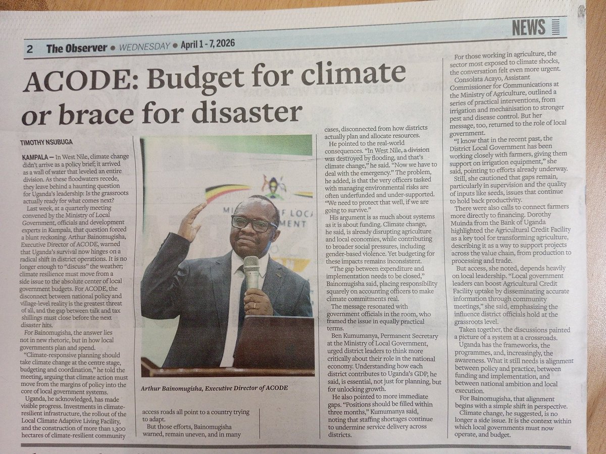 ACODE Uganda tweet media