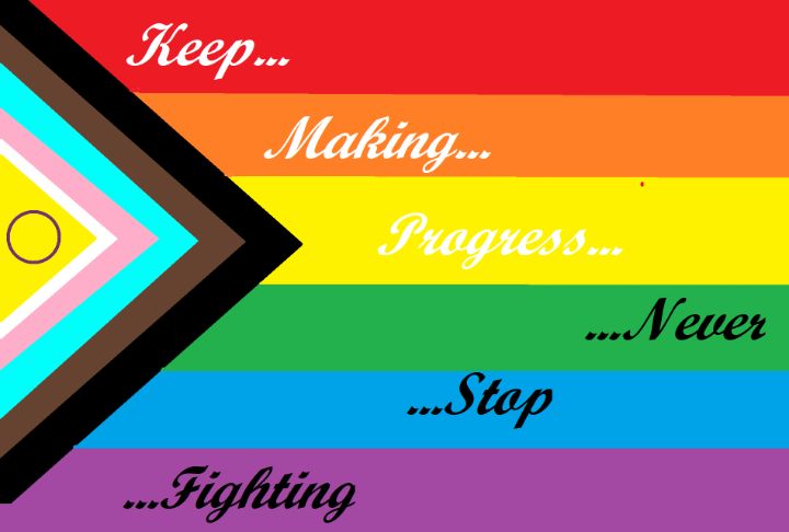 BeardedLady19's tweet photo. Art of the Day! "LGBTQ+ Inclusivity Pride Flag". Buy at: https://t.co/tbnAv9Lkxt https://t.co/l1kLf3zXix