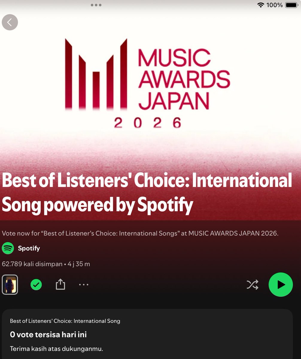 JinBase_'s tweet photo. LAST DAAAAAAY👋 Hari ini kamu sudah vote JIN belum??

Vote DSYLM di spotify dalam kategori Best Listener’s Choice International Song by Music Japan Awards 

Jangan lupa vote ya bisa 2x per hari untuk akun premium🗳️🗳️
1x untuk akun nonpremium🗳️
Maksimalkan seluruh akun spotify kalian ya❤️ hari ini hari terakhir, kerahkan semua akn spo kalian!!!

Deop vote kamu yuk!! 
🔗 https://t.co/FTzlcgl6a2

LETSGO VOTE JIN  yorobunnn 🙏🏻 thank you
#Jin #BTSJIN #진 #방탄소년단진