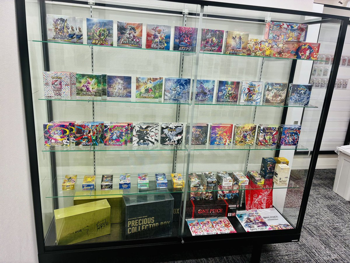 ꉂ📢【最新情報】ꉂ📢 こちら新しくボックスショーケース届きました