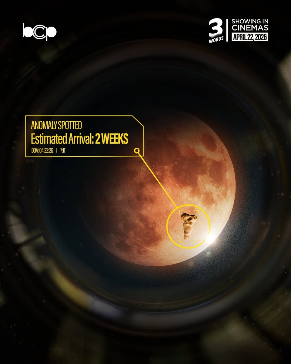 blackcapfilms's tweet photo. 2 WEEKS NA LANG PAPRATING NA ANG ASTEROID! 
handa na ba ang #3Words mo?

Written & Directed by Fifth Solomon and starring Loisa Andalio and Ronnie Alonte, also featuring Queenay Mercado, Kych Minemoto, Kate Alejandrino, Renzie Aguilar, Angel Raymundo.

Produced by Black Cap Pictures, showing in cinemas this April 22. 📷 #LoisaAndalio #RonnieAlonte