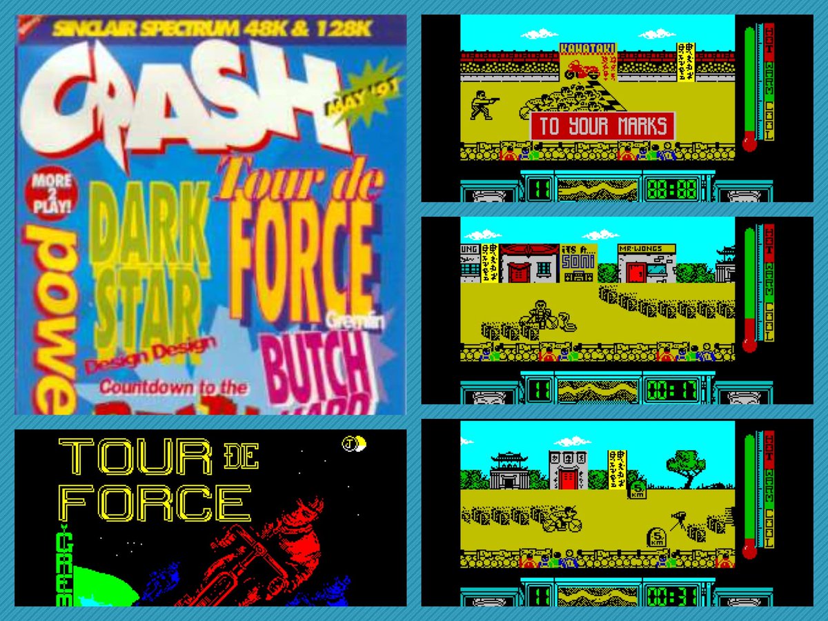 OldSchoolBooks1's tweet photo. Looking at the #CrashMagazine #ZXSpectrum covertapes #retrogaming May 1991 #TourDeForce a cycling game where I spent most of my time on the floor. https://t.co/udoubHQhIP