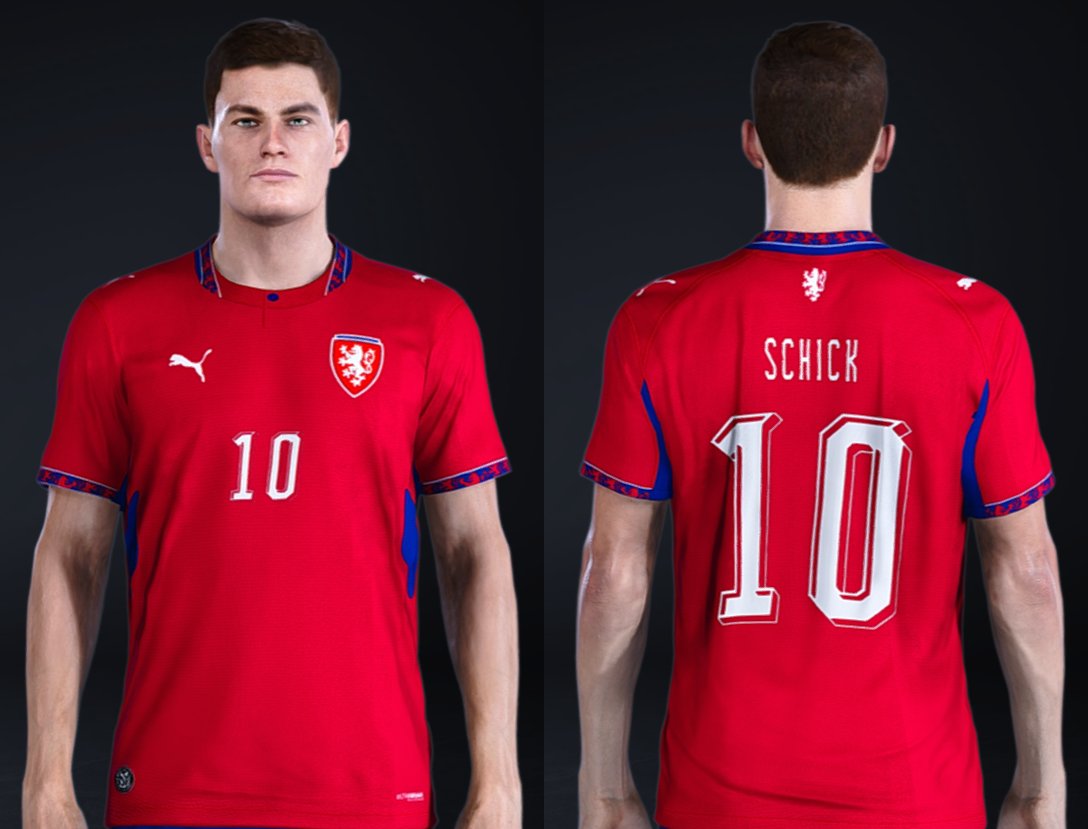 cicakepo's tweet photo. #PES2021 KIT NT Czech Republic (Czechia) 2026 | UEFA #kitmaker #efootball
credit to: @DN7_Kits  (Puma Font)
LINK (png &amp; kit-server)
https://t.co/b8EuvWYnhN https://t.co/o4NhVd4aNr