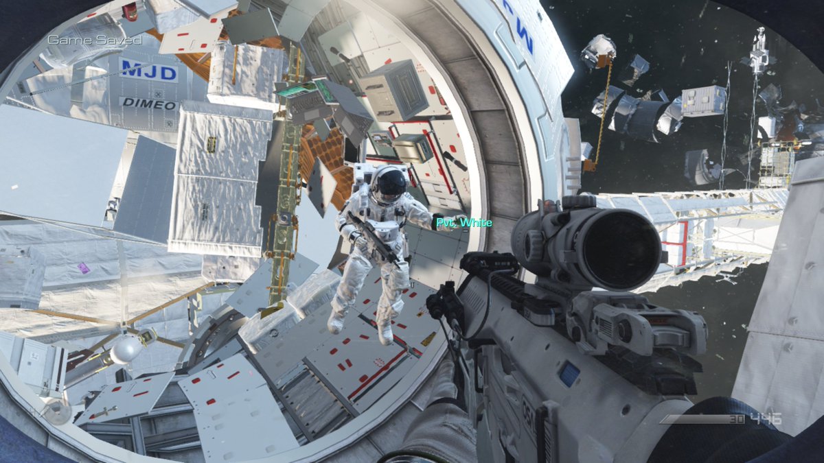 XavierNukes's tweet image. ya we in space idk why we need guns tho