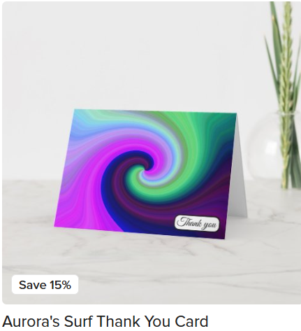 TheDawnKJ's tweet image. I have more than 60 thank you card designs available at #Zazzle: zazzle.com/s/dawnkj+thank… #art #cards #thankyou