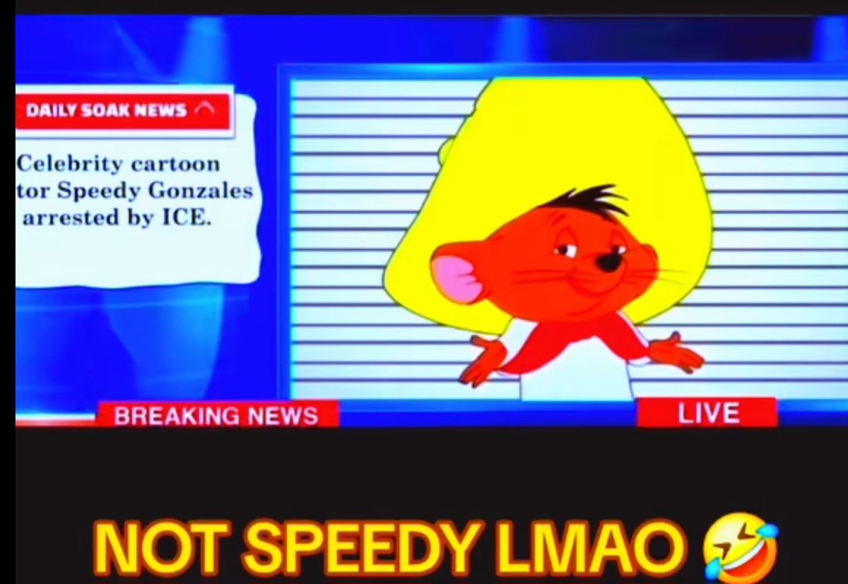 They got Speedy...lmao ;)