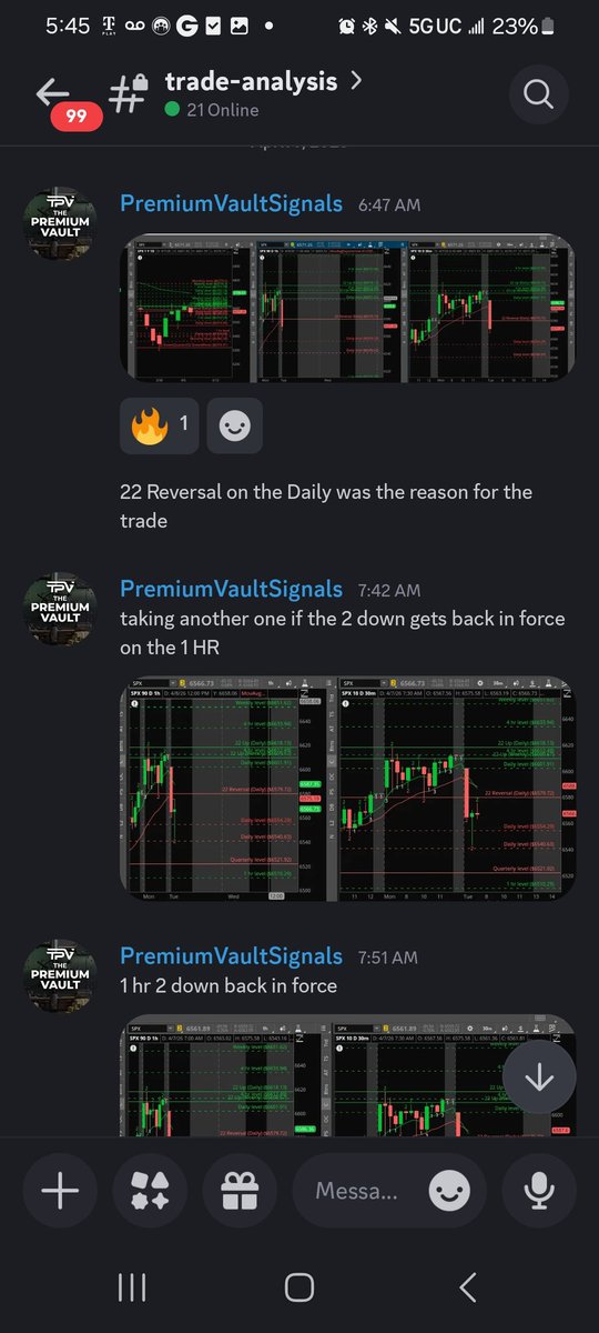 ThePremiumVault's tweet photo. 4/7/26 +$2,520 on the day. 2/3 trade alerts green. Entered CCS on a 22 Reversal on the Daily. Last trade was up 2k but kept holding  through that unpredictable end of day pump. Risk was managed and ended green. ☘️😰

#ThePremiumVault #TheStrat #optionstrading #trading #options #stocks #investing #daytrading #finance #thetagang #stocks #stockmarket #creditspreads #SPX #Magic8Ball #m8b