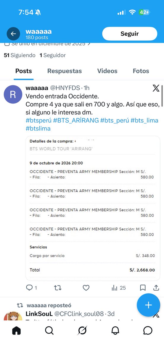 fa⁷ VA A VER A BTS tweet media