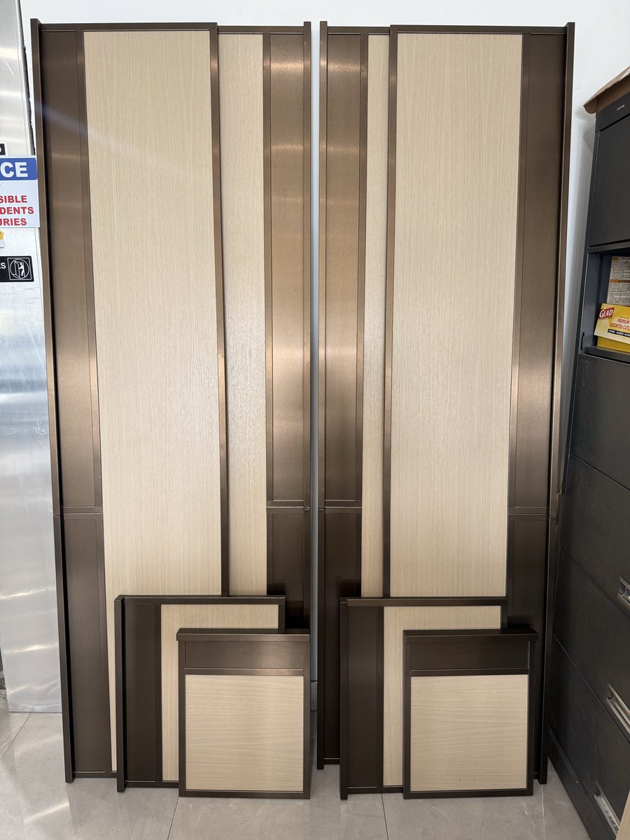 InfinityCupr's tweet photo. Custom cladded doors https://t.co/estP4Cq239