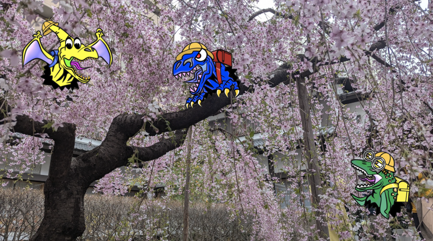 春満開ガオーーー🌸
新学期もどこでもディノレニだ❣️

#dinorenny #どこでもディノレニ