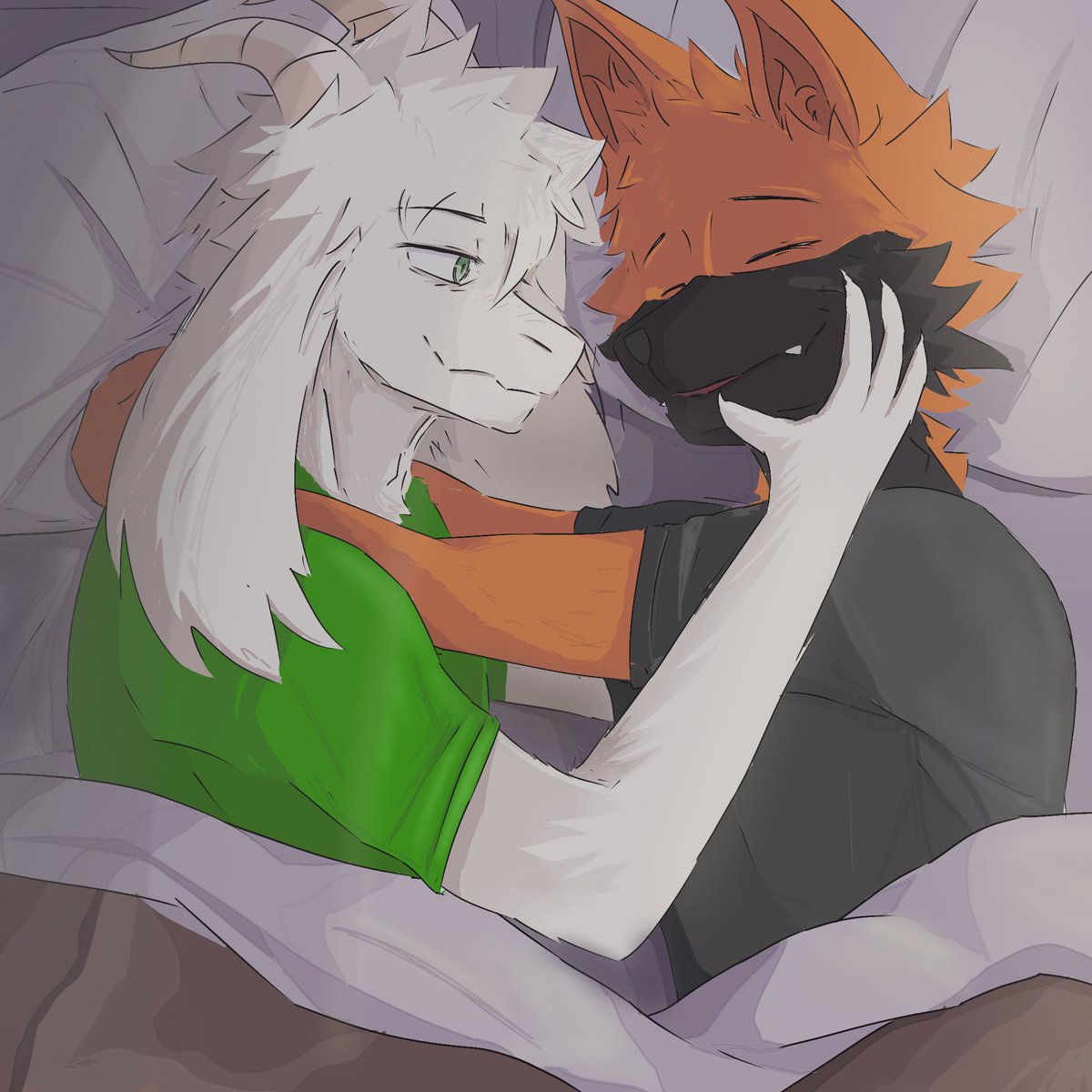 llcocogoatyll's tweet image. Commission for @Kitfoxtehfluff