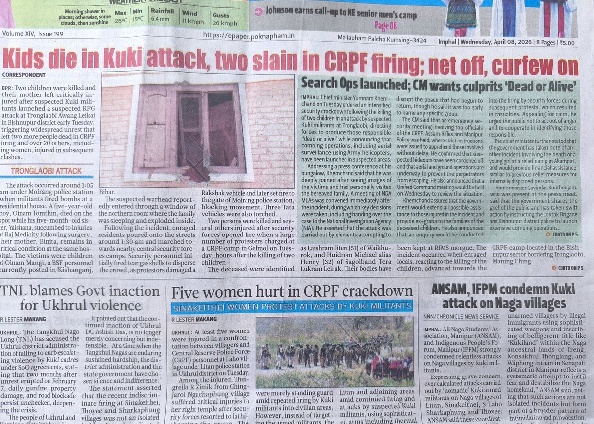 Manipur unrest again