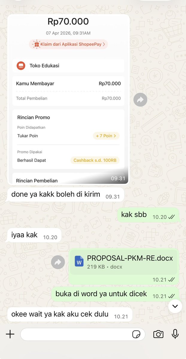SmartJoktug's tweet photo. Akun backup @Sungcanhere 
Hallo Guys! Aku Open Joki Tugas 24 Jam yaw! WA di bioooo
Testi banyak cek gambar ya!

Bisa:
Makalah 
PKM
Essay
Soal
Hukum
Daftar Pustaka
Proposal
Skripsi
Tinjauan Pustaka
Paper
Jurnal
Legal Opinion
Semuanya bisa ya langsung aja WA
#zonauang #jokitugas https://t.co/c2C01UkQgW