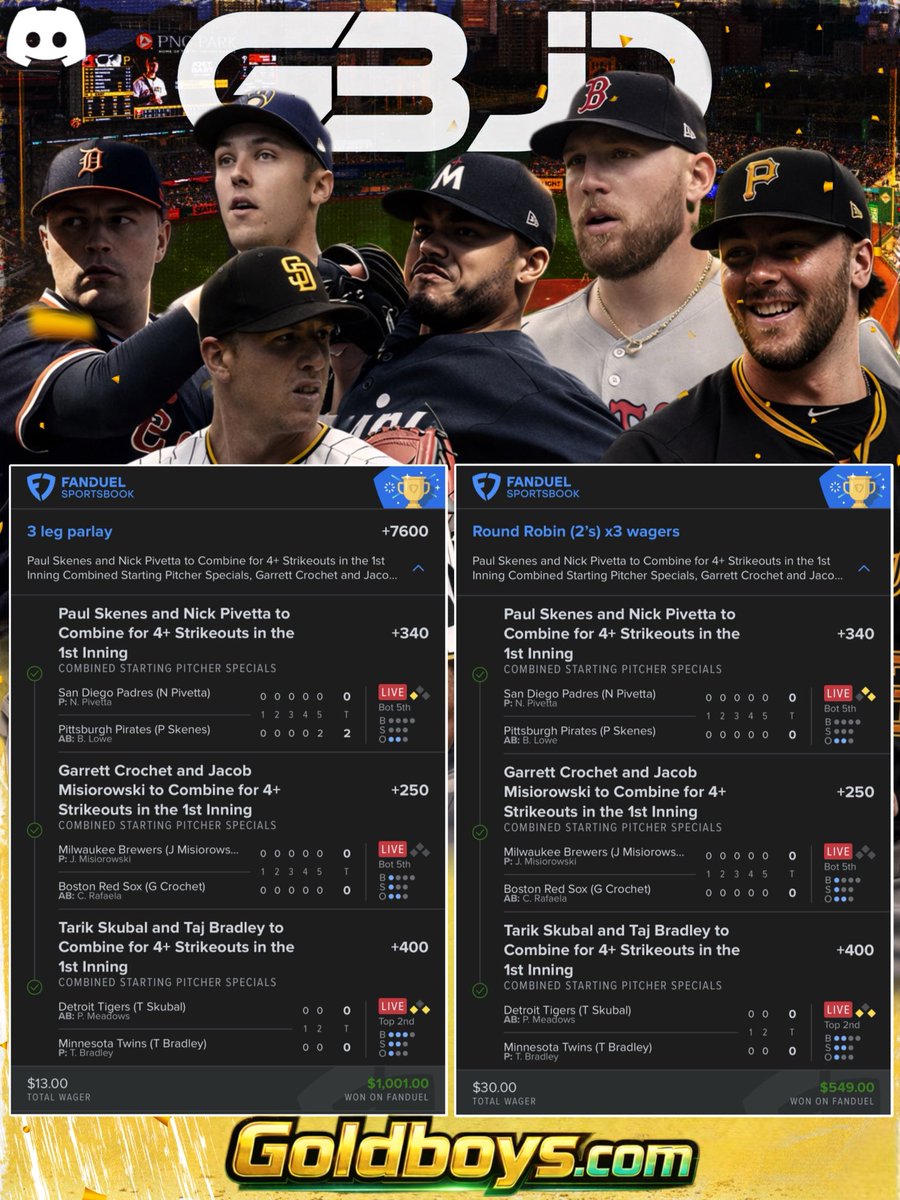 GoldBoys Bets tweet media