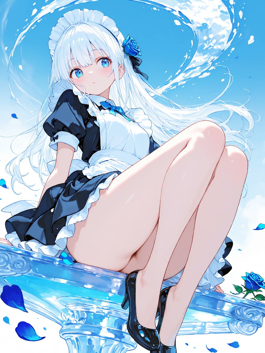 藍良🦋AIart tweet media