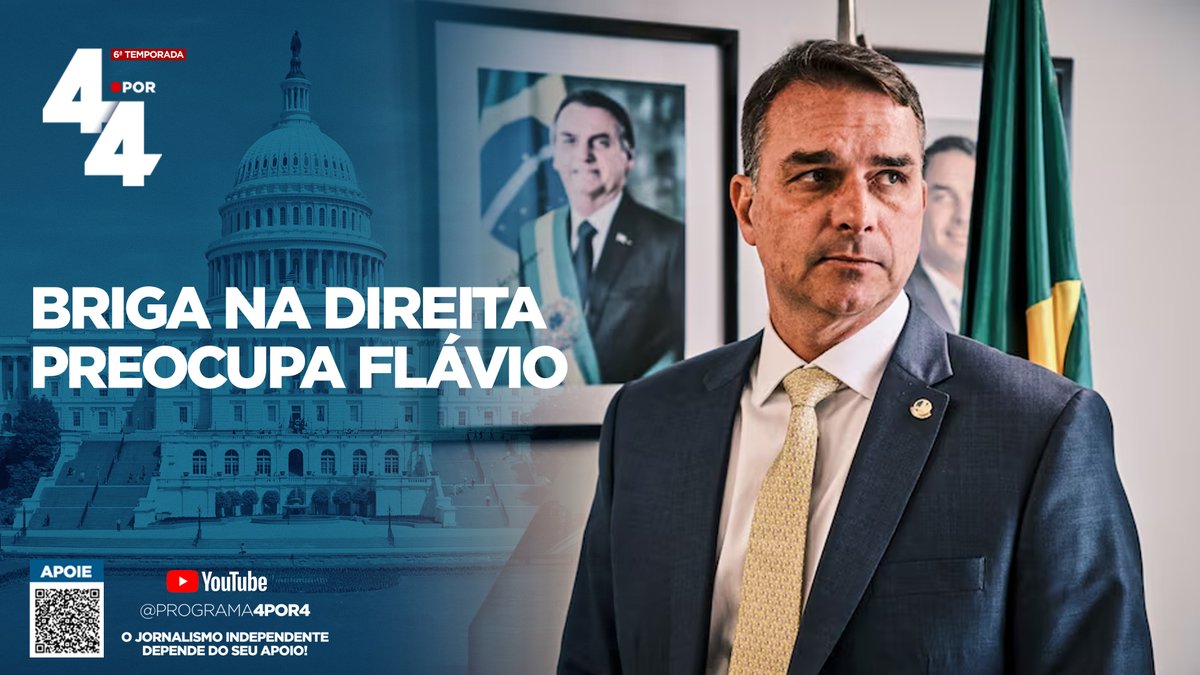 programa4por4's tweet image. Flávio Bolsonaro pede união da direita, após tensão entre Nikolas e Eduardo

youtu.be/MkhcU0vncRA

Compartilhe!
#programa4por4 #jornalismoindependente