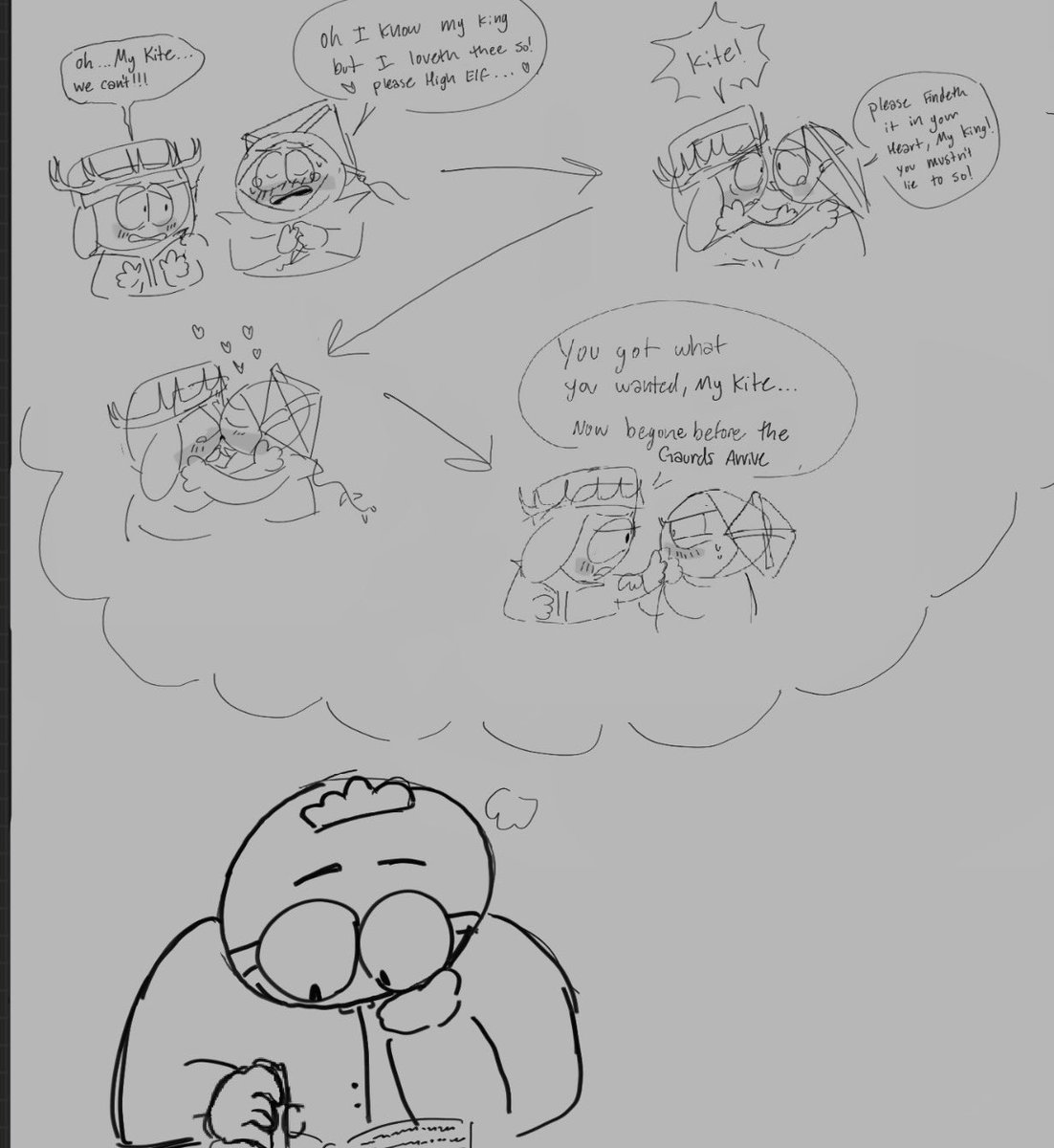 Br0k4n_T0ast3r's tweet image. Cartman the little Kylecest shipper💀 =&amp;gt;  #humankite + #stickoftruth = 🔥#kylecest