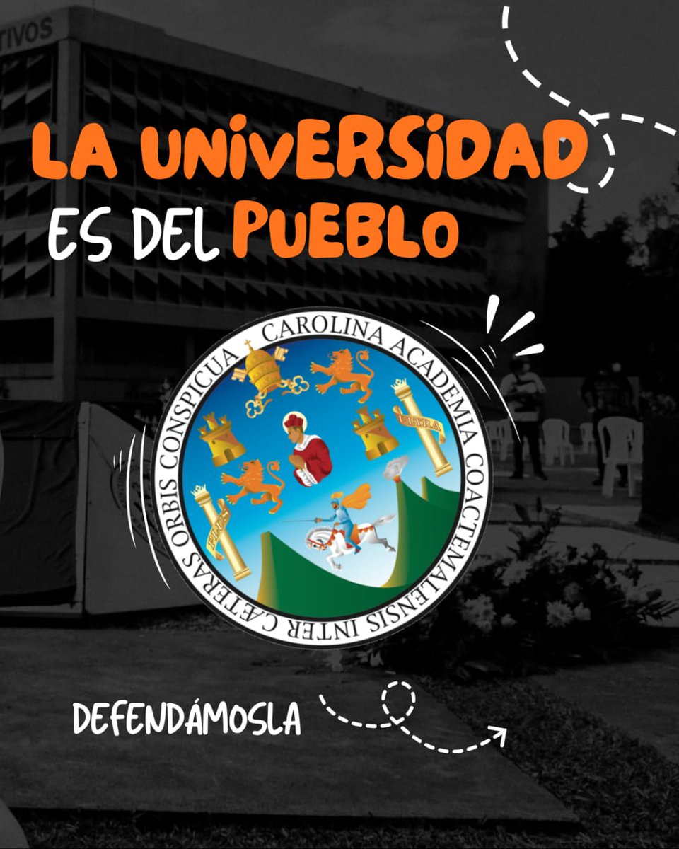 CodecaJuventud's tweet photo. ¡Como CODECA convocamos a defender la universidad! https://t.co/7cPENTAisK