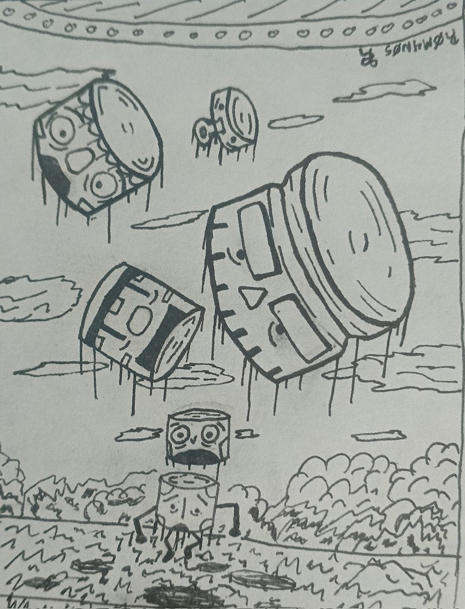 Romanos_18's tweet image. La portada de un videojuego que no existe. Este es un dibujo que hice y lo digitalicé para pintarlo.
¿Que opinan? :D
#artㅤㅤㅤ #videogame #randomthings  #ilustración