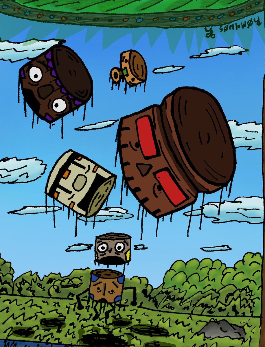 Romanos_18's tweet image. La portada de un videojuego que no existe. Este es un dibujo que hice y lo digitalicé para pintarlo.
¿Que opinan? :D
#artㅤㅤㅤ #videogame #randomthings  #ilustración