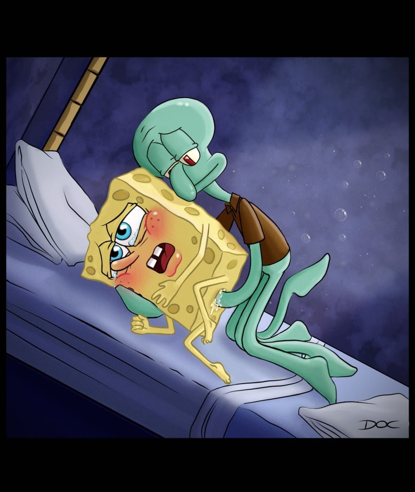 Spongebob sucking Patrick tweet media