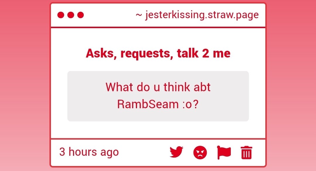 jesterspouse's tweet image. they'd be fun. probably make eachother worse but i support that