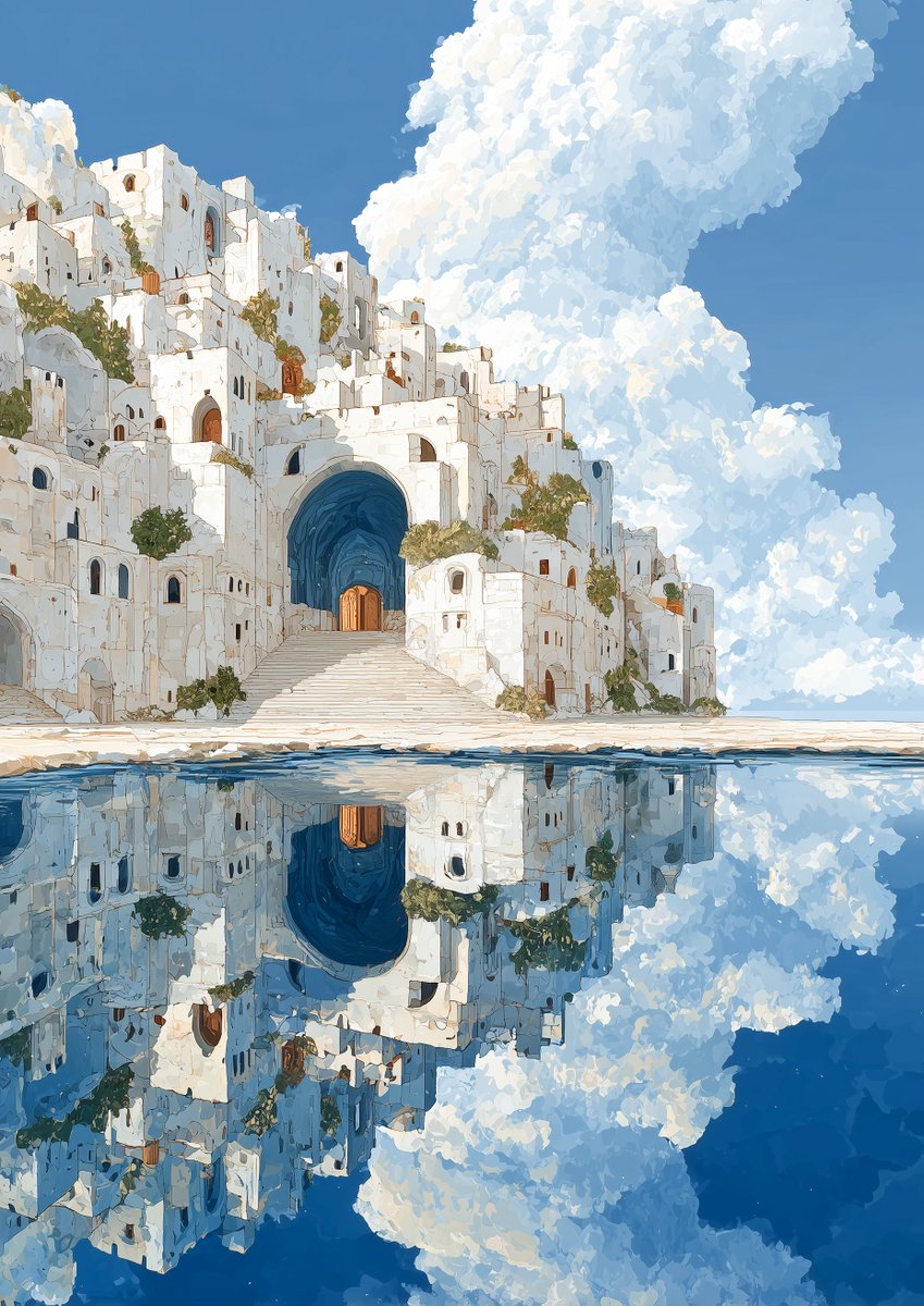 I want to spend my time in a city of water and sky.