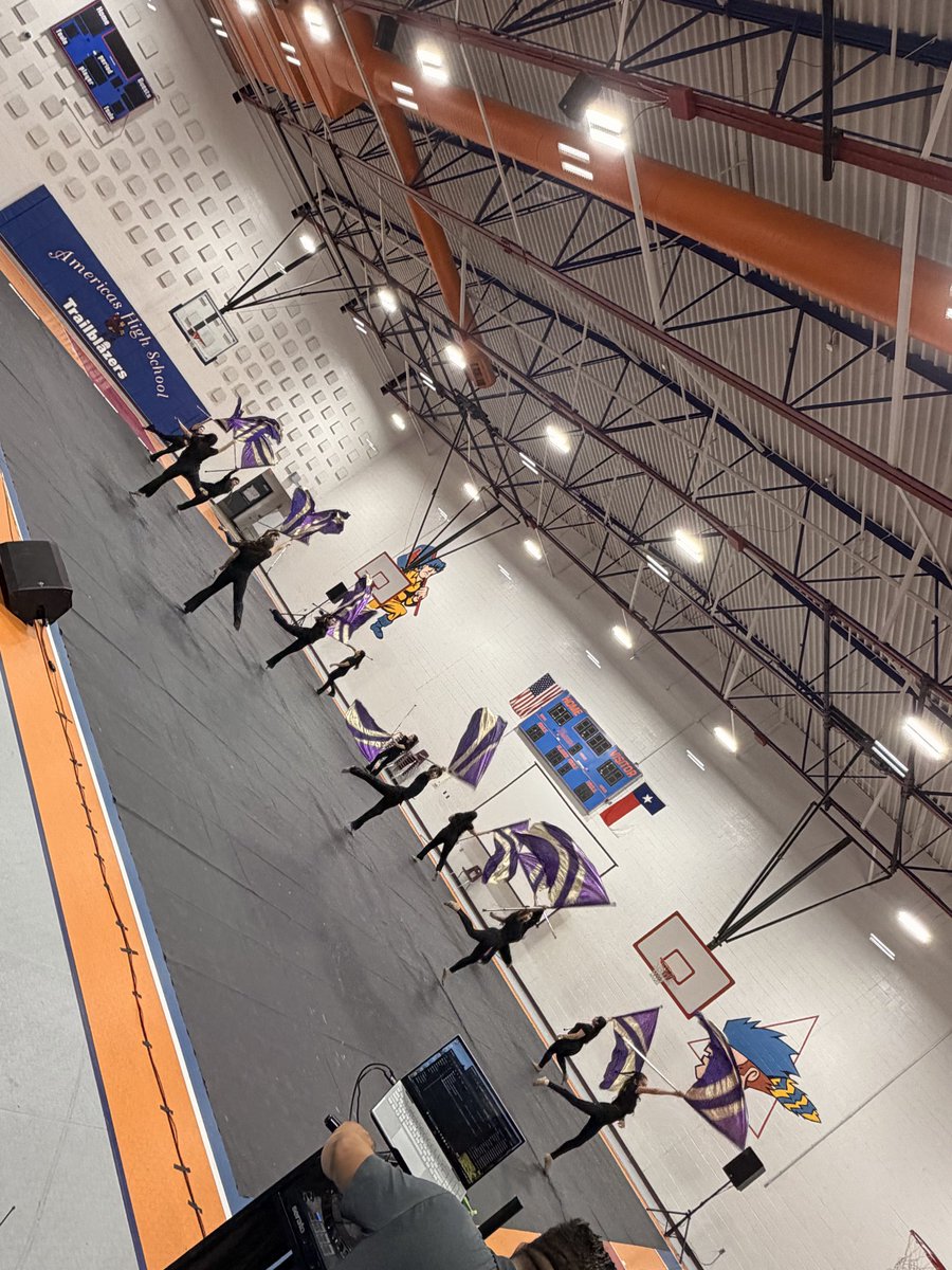Americas_HS's tweet image. ✨ What a breathtaking evening at our Flags Colorguard Spring Recital @Americas_HS! 

The grace, precision, and passion on display were absolutely beautiful. 
#ProudPrincipal