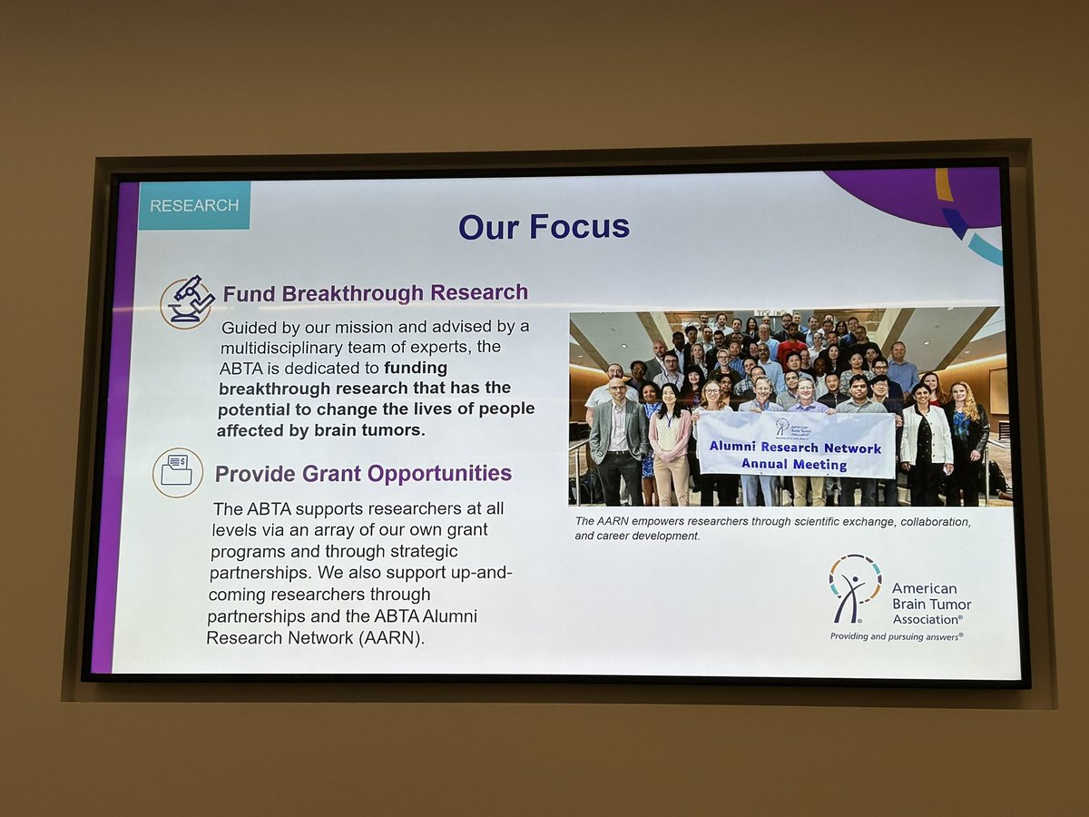 JustinLathia's tweet photo. Great hosting the @theABTA today at @CCLRI @ClevelandClinic - exciting discussions about how our missions are aligned and the great funding opportunities they have provided to help support the next generation of brain tumor therapies. https://t.co/BuqYYm6egi