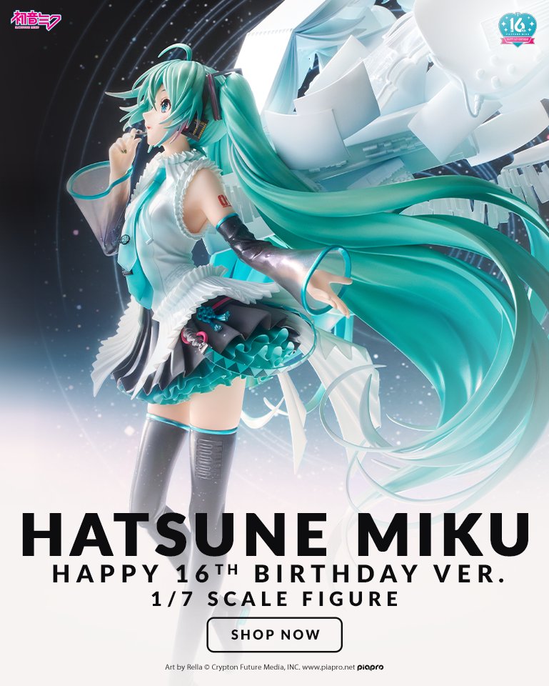 Let the music take wing this MIKU EXPO! Hatsune Miku: Happy 16th Birthday Ver. soars to new heights, bringing divine rhythm and radiant grace to every melody. Shop now at GOODSMILE ONLINE SHOP US!
#MIKUEXPO2026 #HatsuneMiku #Goodsmile #MIKUEXPO