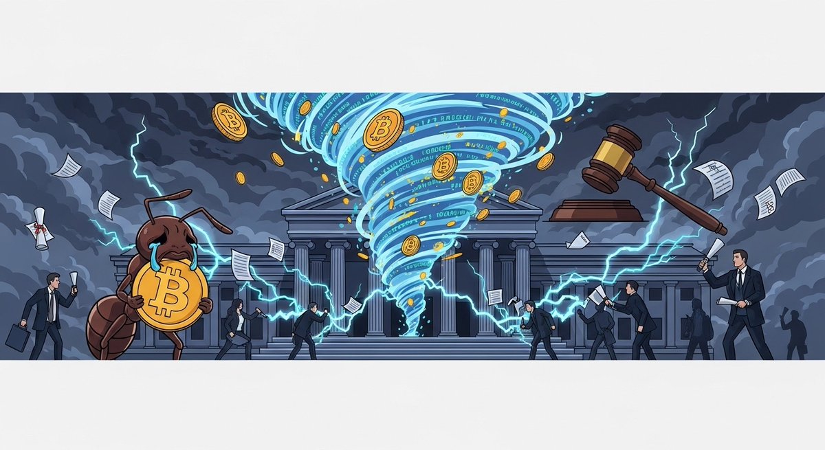 AntHive_project's tweet image. 🌪️ Plot twist: Tornado Cash開発者の最新主張、Trump DOJ に却下される。法廷での攻防はまだ続く—暗号資産の裁判沙汰がますます加熱中。次はどうなる？👀 #CryptoNews #Web3 #ANTH