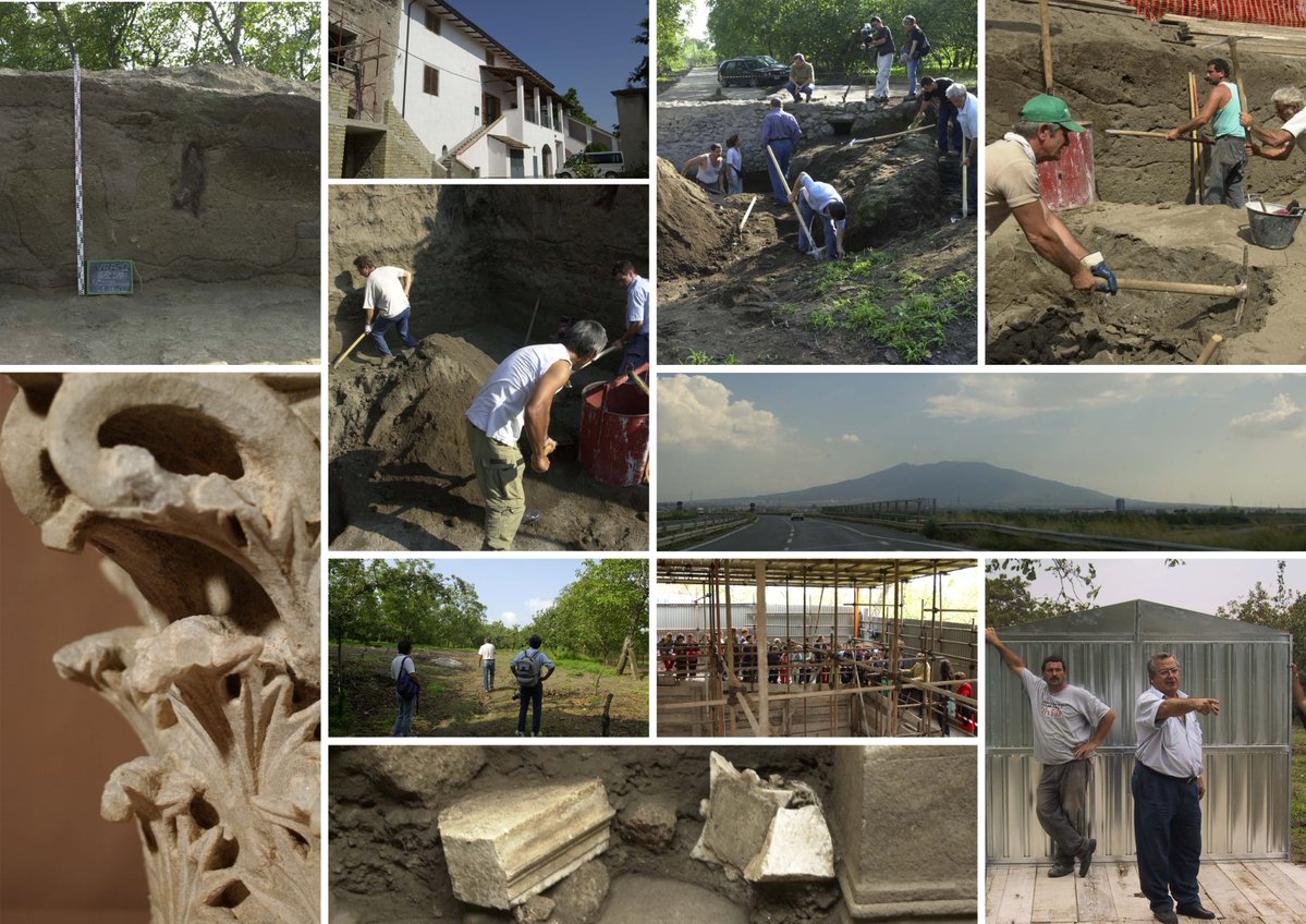 StarzaReginasnc【イタリア：ソンマ・ヴェスヴィアーナでローマ時代の遺跡を発掘するヒト】 tweet media