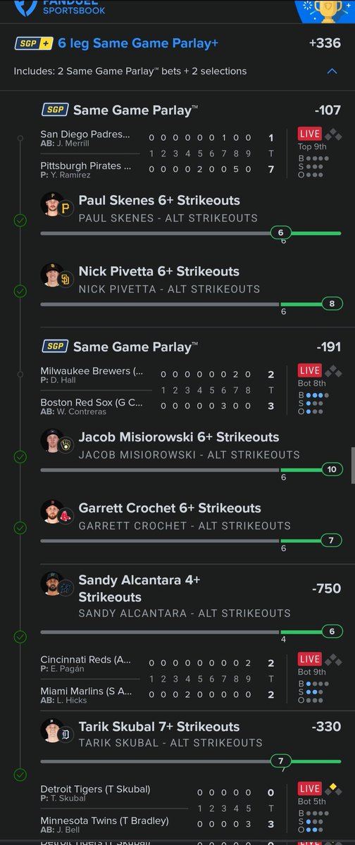 Cash_MBets's tweet photo. K's EASY 💰💰💰

#free #Bettertips #BettingCommunity.
#BettingStrategy. #Sportsbetting #SportsParlay. #gamblingX https://t.co/8VAiVR4oqv