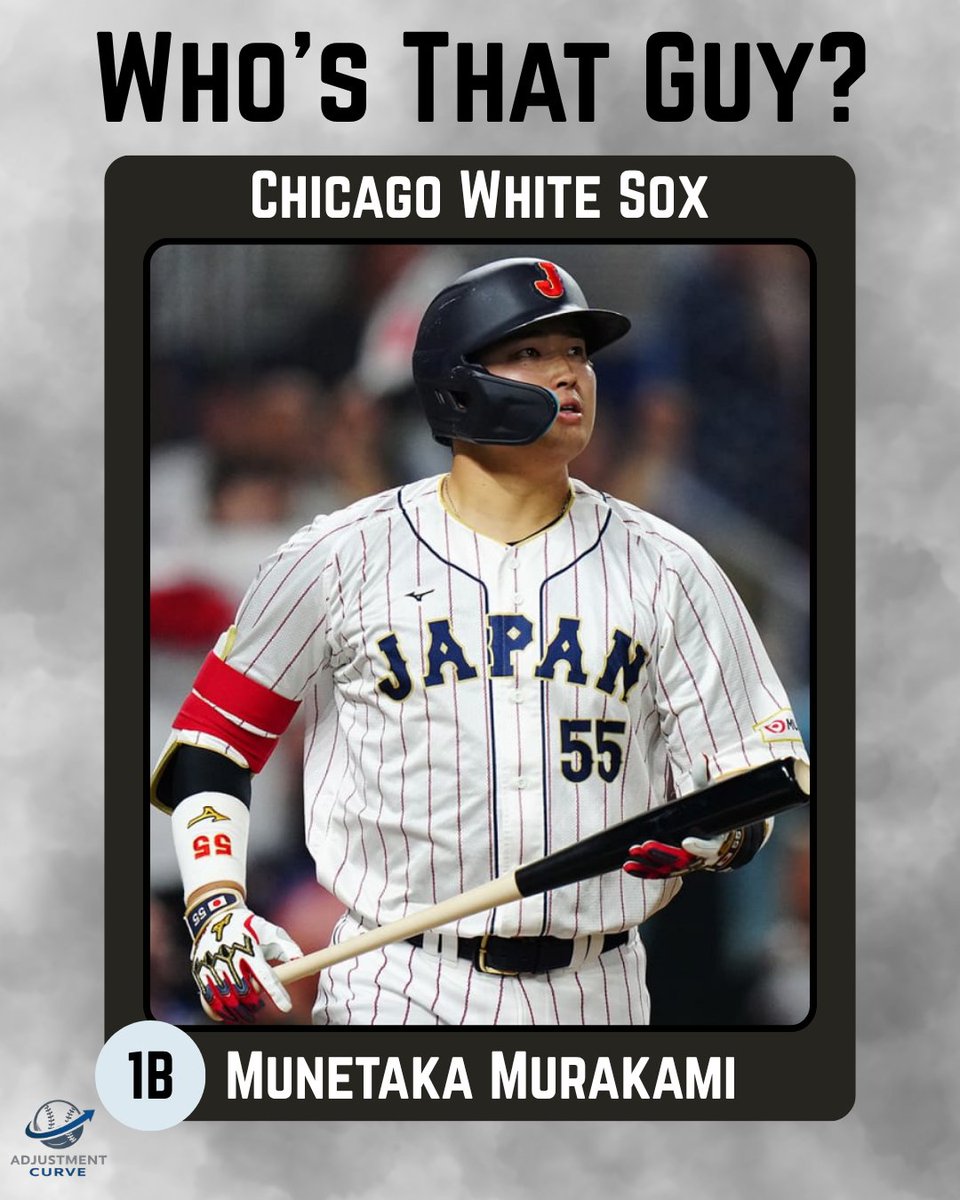 TheADJCurve's tweet photo. Munetaka Murakami has been an international superstar since hitting 56 home runs as a 22 year old en route to winning the Central League MVP in NPB in 2022. He further cemented his superstar status by hitting a go-ahead HR in the WBC championship in 2023 against Team USA. 🧵 https://t.co/tGv96UguiV