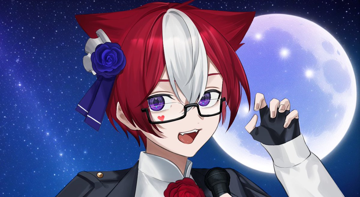 雪星ケン🌃🐺人狼少年Vtuber Live2D依頼受付中! tweet media