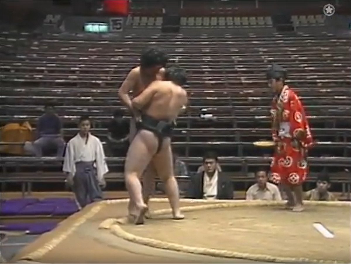 アーカイブ場所】 昭和60年七月場所 三日目。 この頃は前相撲も本割に