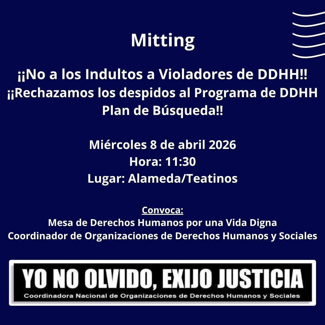 Coordinadora Derechos Humanos tweet media