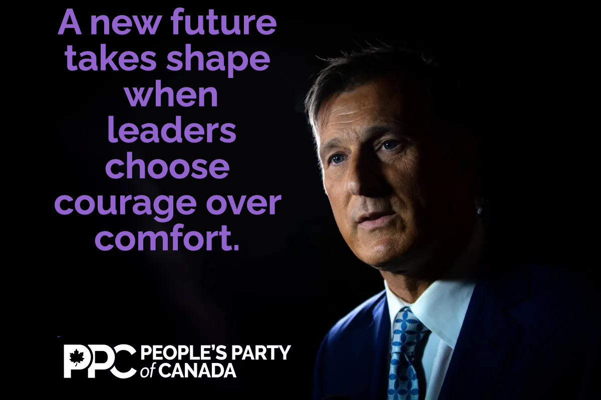 KevindupuisPPC's tweet photo. Canada needs leadership that puts principles before politics.  It’s time to stop settling and start demanding better. @MaximeBernier @peoplespca https://t.co/RVzKhcoGi7