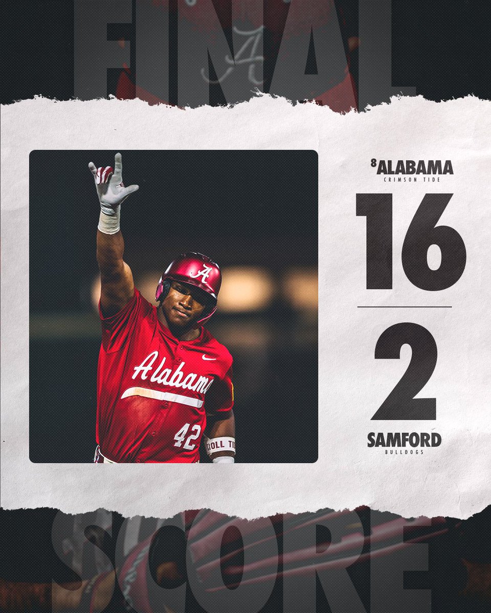 Alabama Baseball tweet media