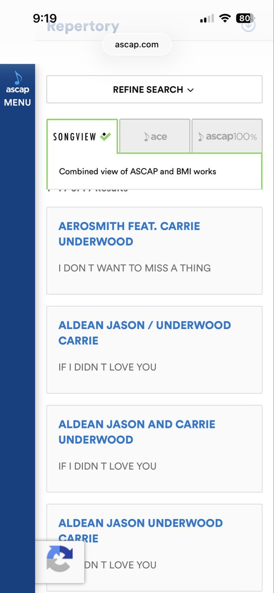 tyler0710's tweet photo. Carrie fans, are these new on ASCAP and BMI? https://t.co/LaVhlxqFCK